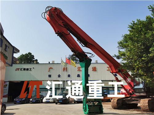 挖掘機(jī)打樁臂、打樁臂、打樁錘、挖掘機(jī)打樁臂廠家